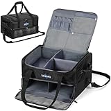 ZEEMO Golf Trunk Organizer, 2 Layer Car Locker with Ventilated Compartment for 2 Pair Shoes, Travel Storage...