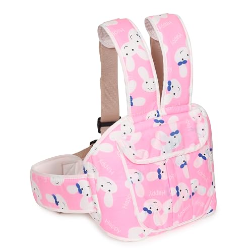 Image of MELVIS Kids Safety Belt for Two Wheeler, Portable Seat Belt Children Motorcycle Harness for Motorcycle Bike, Adjustable Safety Harness for Boys Girls (2-12yrs) (Pink)