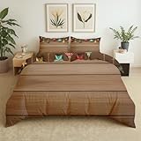 Bettwäsche 240x260cm Bügelfreie 3teilig - Vintage Weihnachtsdekoration...