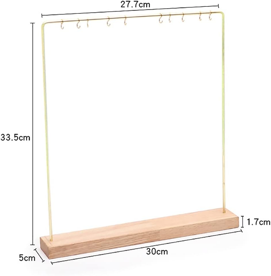 Fashion Jewelry Wooden Display Stand Necklace Storage Stand Earring Hanging Storage Cabinet Display Cabinet