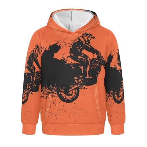 Kids Hoodies for Boys Girls, Pullover Hooded Toddler Sweatshirt Long Sleeve Children's Hoodie