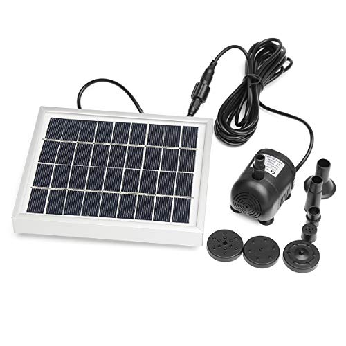 Upcs chang DC 9V 2W 200L/h Solar Panel Water Pump Garden Pond Fountain Spray fit for your