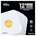 Price comparison product image BIG FUDGE Vinyl Record Inner Sleeves - 12 inch x 50 Pcs - Heavyweight & Acid-Free Paper Album Covers - Anti Static Protective Sleeve for Your LP & Single Records