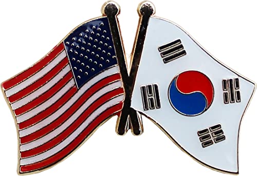 21 Best Gifts for Korean Dads in 2026: Thoughtful, Practical Gift Ideas 17 USA and South Korea Flag Lapel Pin