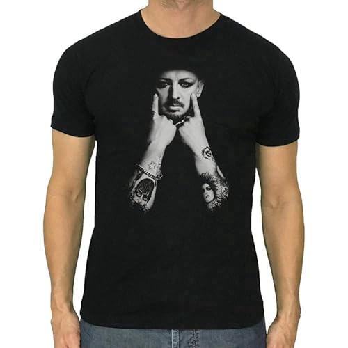CHENKANG Boy George T-Shirt UK Famous New Men Size M Black