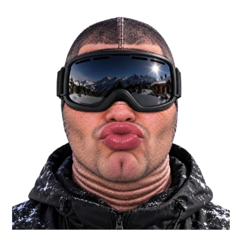 Funny Ski Mask Realistic Full Face Balaclava Old Man Ski Mask - image 4