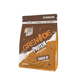 Grenade Whey Blend High Protein Powder, Low Sugar with 30g Protein per Serving, (12 Servings) – Fudged Up, 480 g (Pack of 1)