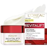 L'Oréal Paris SPF 25 Moisturizer for Face with Pro-Retinol & Centella, Face Cream Fights the Look of Wrinkles, Firms Skin & Targets the Signs of Aging, Revitalift, 50ml