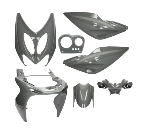 TNT Kit de carénage nardo gris 7 pièces pour Yamaha Aerox/MBK Nitro 1998-2012