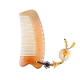 1. Dieser Hornkamm besteht aus reinen natürlichen Materialien mit exquisitem Accessoriessthe Farbe und Textur jedes Kamms ist einzigartig.