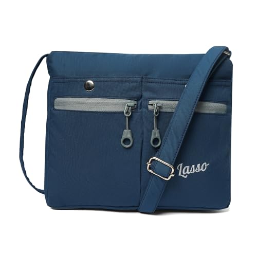Image of Lasso Sling Bag For Women with Adjustable Strap Stylish Ladies Crossbody Polyester Sling Bag for Office, Causal, Travel & College | 7L Capacity & front double Pockets