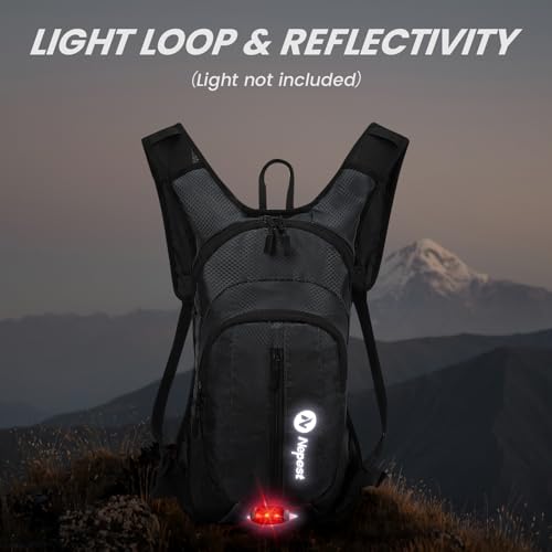 Image of Nepest Hydration Pack Backpack for Women & Men, Lightweight Water Backpack with 2L Water Bladder for Hiking Cycling Running Biking
