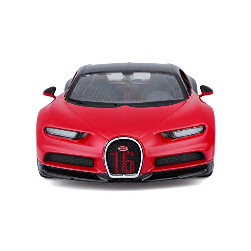 Maisto 1:24 Special Edition Bugatti Chiron Sport, Black/Red #TOP1