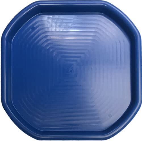 HomeXpress Small 70cm Dark Blue Colour Mixing Tray - For Children's Messy Play ideal for School Nursery Builders (Dark Blue, Small 70cm)