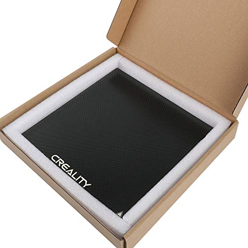 Creality Authentic Ender 3 Tempered Glass Bed Platform Carbon Silicon Glass Heated Bed Build Plate Surface Print Bed for Ender 3/ Ender 3 Pro/Ender 5 / CR-20 Pro 3D Printer, 235x235x3mm - Thumbnail 6