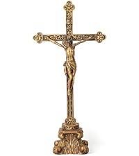 kruis met het kruisbeeld van Jezus Christus - 1 - Brons kruis met het kruisbeeld van Jezus Christus - 1 - Brons