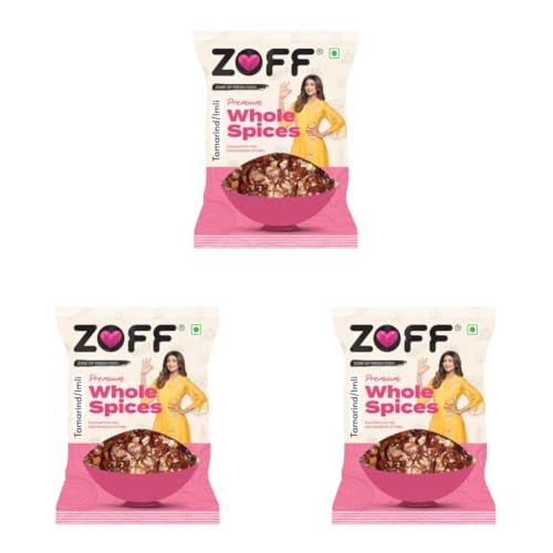 Image of Zoff Tamarind Seedless - Soft & Tangy Imli for Cooking - 100% Natural & Chemical-Free - Ready-to-Use Tamarind Pulp for Chutney, Curries, Rasam & Indian Recipes - No Preservatives - 500grams