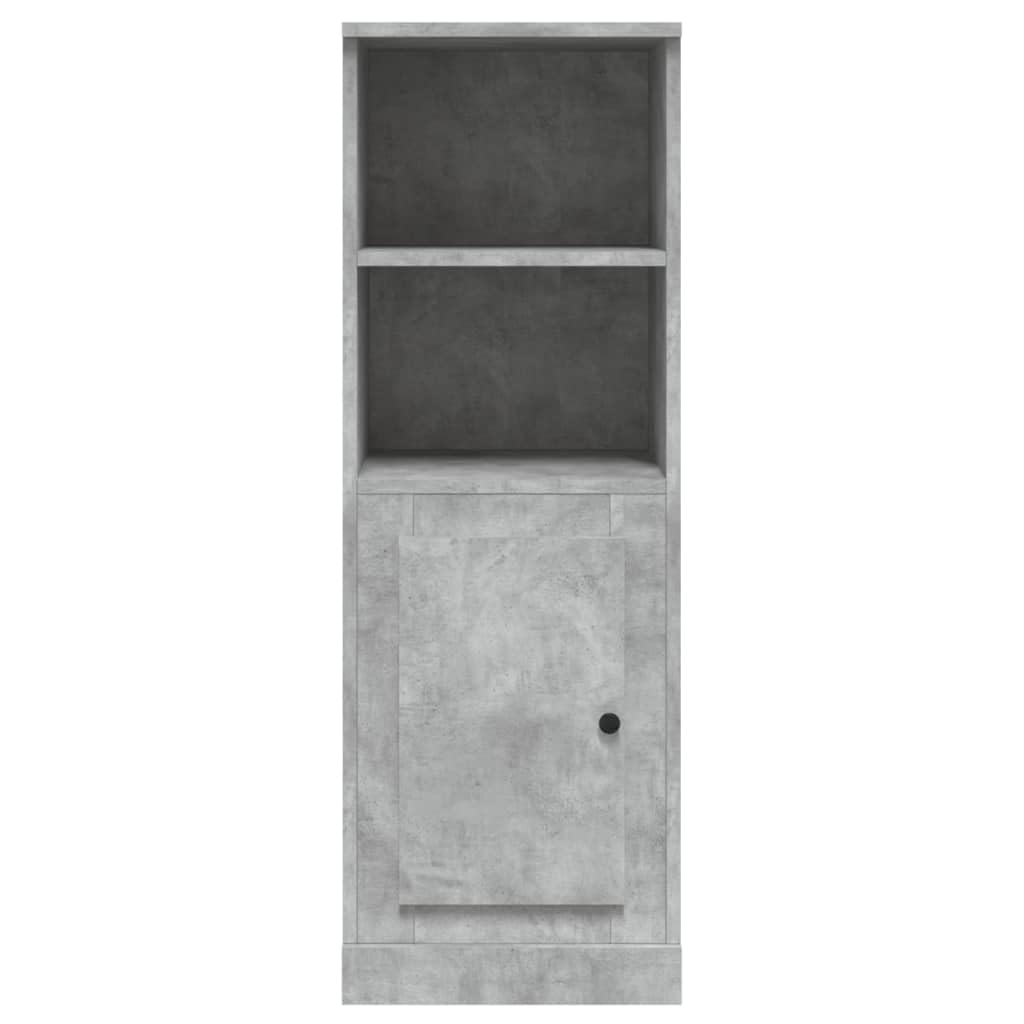 Credenza Top Grigio Cemento 36x35,5x103,5 cm Legno Ingegneria