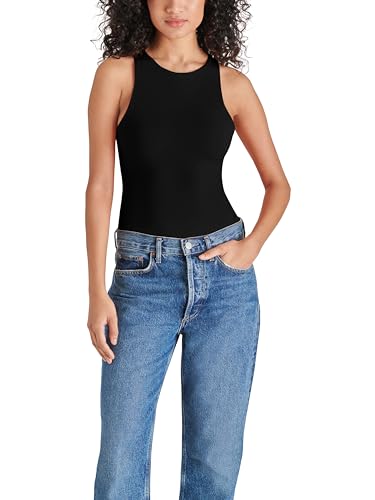 Image of Steve Madden Apparel Women's NICO Bodysuit, Black, X-Large