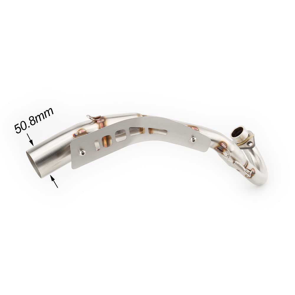 Für Honda Monkey 2019-2023 Motorrad Auspuff Middle Link Pipe Abgaskrümmer Abgasrohrleitungen Slip-on (A)
