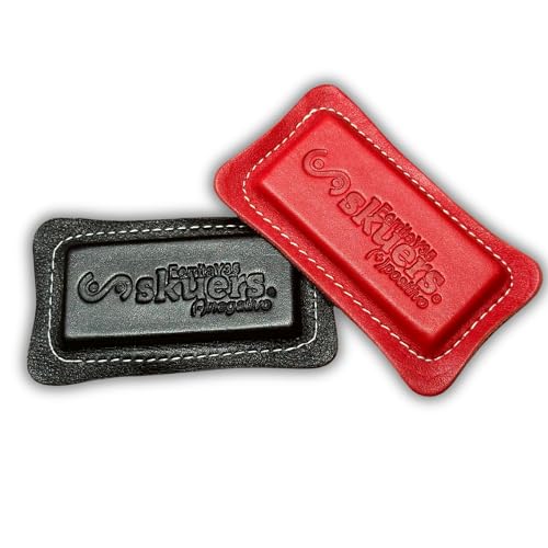 Par de Imanes Skuers® Ferrita + 100% piel cosida - Talla L - 5Kg de fuerza. La marca original del Biomagnetismo y Par Biomagnético fundada en 2013 (L)
