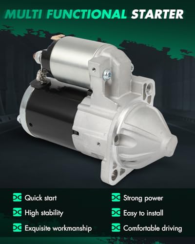 Image of SCITOO Starter Motor fit for Mitsubishi for Outlander 3.0L 2007-2009 Replacement Starter 19039