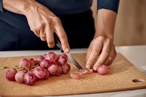 Image of Victorinox , 6.7603.B, Swiss Classic, 2-Piece Vegetable Knife Set, Extra Sharp Blade, Straight Cut, 8 cm, Sturdy Plastic Handle, Black, Made in Switzerland, Dishwasher Safe