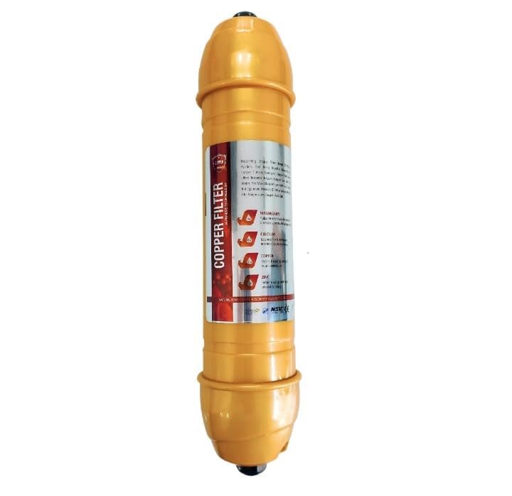 Copper Alkaline Mineral Cartridge for All Type of RO/UV/UF Water Purifier 100% Food Grade ABS Plastic Immunity Boosting Multistage Antioxidant Antibacterial Copper Mineral Cartridge (8 Inch)-image-36