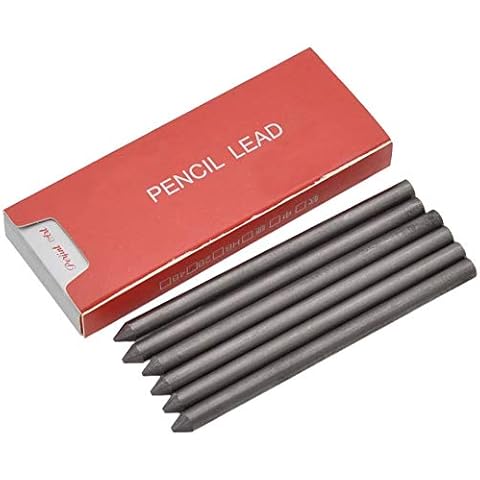 COZYEXPR 5.6MM Mechanical Pencil Lead Refills Graphite Refills Soft Medium Hard Pencil Leads Clutch Pencil Refills for Drafting, Shading, Crafting, Sketching, Wood Working - 6 PCS Cover
