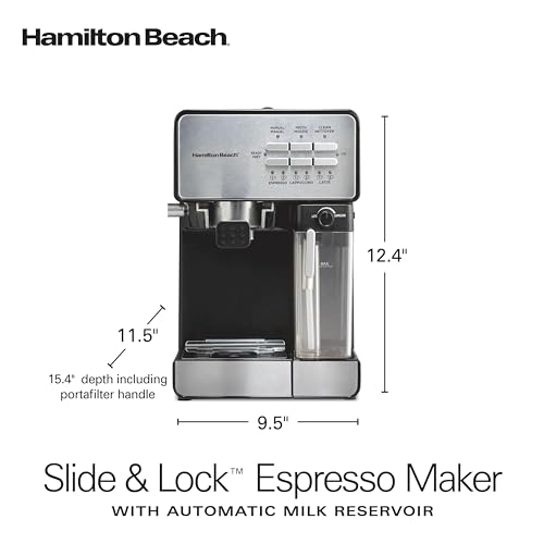 Hamilton Beach Slide & Lock Programmable Coffee Maker & Espresso Machine - image 8