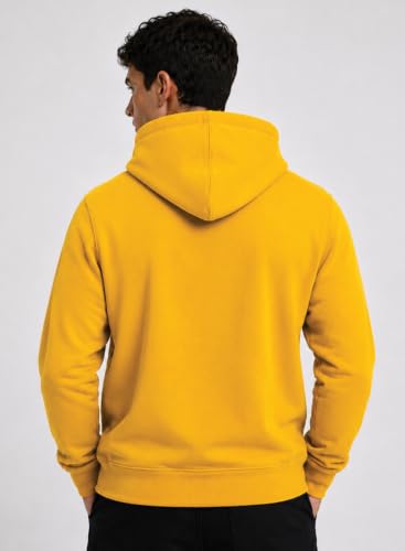 Image of ADRO Mens Abstract Graphic Hoodie | 320 GSM Cotton Poly Fleece | Regular Fit Contemporary Artistic Sweatshirt for Winter & Streetwear