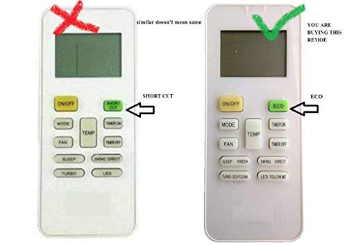 Image of VNQ Remote Compatible with Lloyd Ac Remote (Your Old Remote Must be Exactly Same) (Next-12)