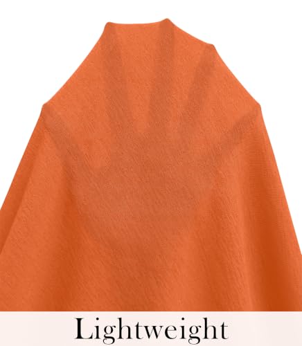 Image of Iandroiy Women's 3 /4 Sleeve Shrugs Lightweight Open Front Cropped Cardigan for Women