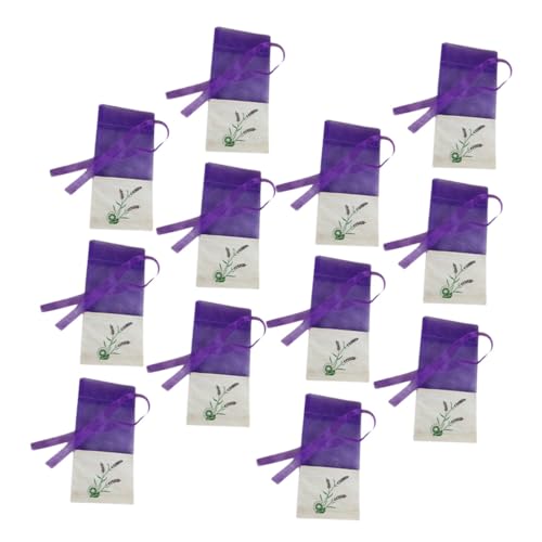 Holibanna 12 Unidades Saquinho De Bolsa De Sachê Sacos De Cordão De Lavanda Sachês De Perfume De Lav