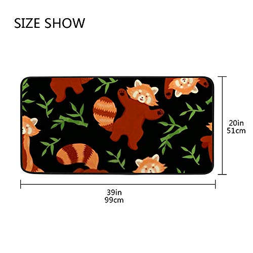 Tapis de cuisine 39x20 antidérapant et imperméable chat cupidon lavable - 5