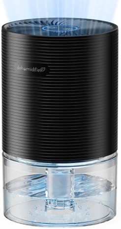 Deshumidificadores para el Hogar, Deshumidificador Portátil para Dormitorio, Ultra silencioso, Apagado Automático, Deshumidificador Ahorrador de Energía para Dormitorio Baño Armario Caravana