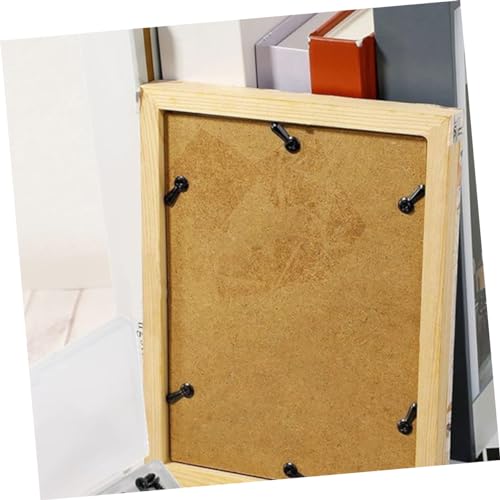 Image of 100pcs Picture Frame Backing Clips Screws Easy to Install Frame Hardware for Wall Art Versatile for Hanging Pictures Mirrors and Clocks