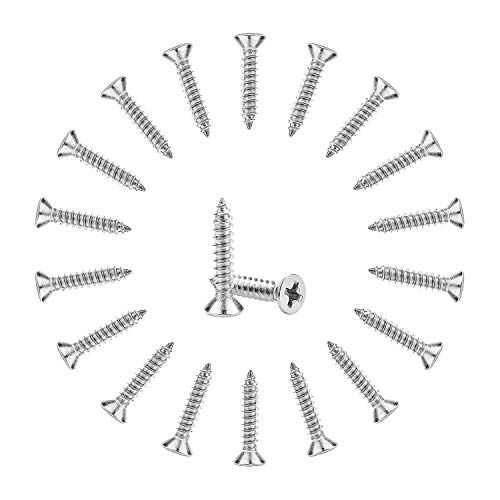 250 Piezas Tornillos para Madera Phillips Avellanados Plano #6 x 3/4" Acero Inoxidable 18-8 (304) miniatura 6