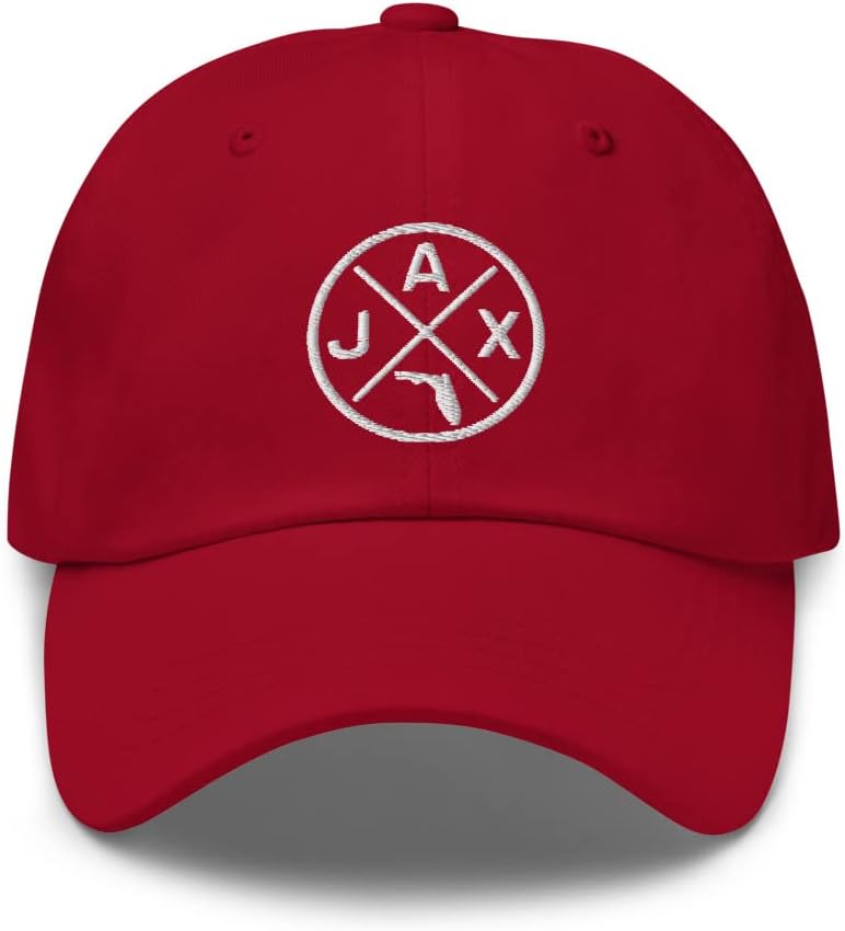 Retro Jacksonville Baseball Hat Jax Emblem Dad Hat Cap