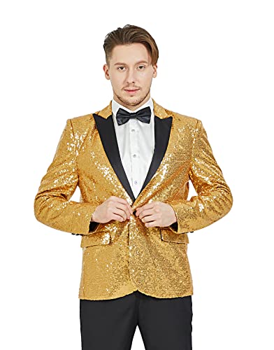 MAGE MALE Mens Tails Slim Fit Tailcoat Sequin Dress Coat Swallowtail Dinner Party Wedding Blazer Suit Jacket2