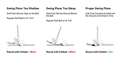 Izzo Golf Flatball Swing Golf Training Aid