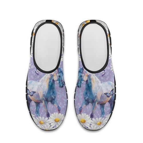 JoyLamoria House Animals Pattern Shoes for Women Loafer with Arch Support Walking Travel