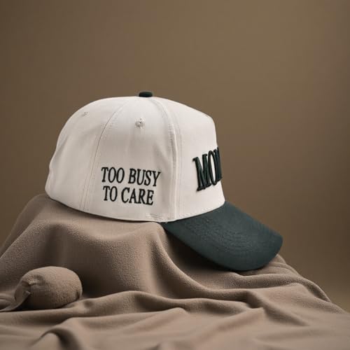 Image of Mommin Trucker Hat,Vintage Two-Tone Women's Baseball Cap with Mama Hat Mothers Day Great Gifts for Mom Wife Stepmom