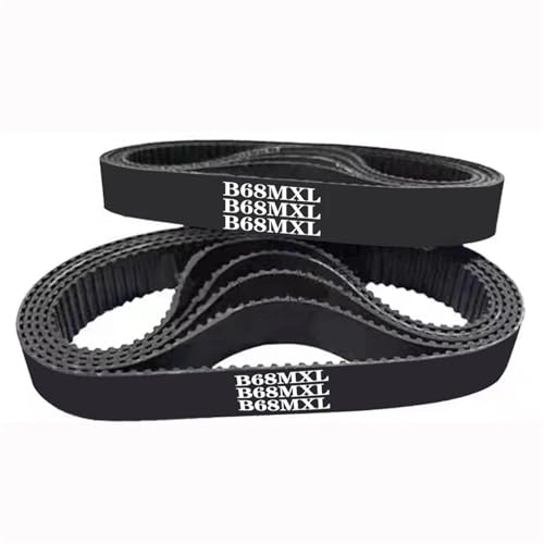Courroie MXL en caoutchouc synchrone pas 2.032mm modèle B64 pour transmission précise