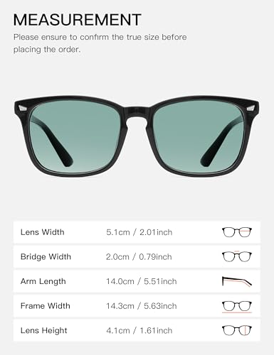 Image of TIJN Blue Light Blocking Glasses for Women Men Clear Frame Square Nerd Eyeglasses Anti Blue Ray Computer Screen Glasses