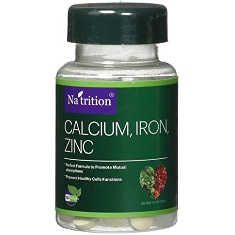 Na'trition Calcium, Zinc, Irion Tablets Cover