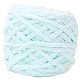 Gomitolo di Filato Grosso, Spesso E Morbido, Confezione di Filati Singola Spessa Striscia di Ghiaccio Terylene Quick Yarn Ago per Maglieria Tessuta Coperta per Sciarpe di Tessuto