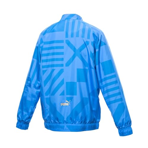 PUMA Mens Figc Home Prematch Jacket Soccer Cleats Lightweight - Blue - Size XL2