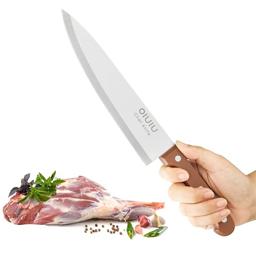 Olulu 8 Inch Chef Knife, Razor Sharp Kitchen Knife With Protective Knife Sheath thumb #7