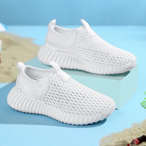 Boys Girls Candy Color Breathable Mesh Casual Sneakers Lightweight Slip On Sports Running Tennis Shoes4
